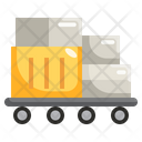 Cargo Train Shipping Shopping Icon