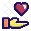 Caring Charity Heart Icon