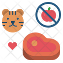 Carnivore Meat Tiger Icon