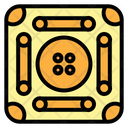 Table Game Filled Outline Icon