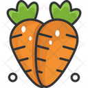 Carrots Vegetable Vegetarian Icon
