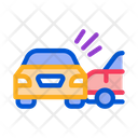 Collision Two Cars Icon