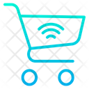 Smart Cart Smart Shopping Basket Automation Icon