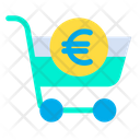 Banking Cart Euro Icon