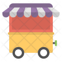 Food Cart Kiosk Icon