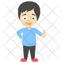 Cartoon Little Boy  Icon