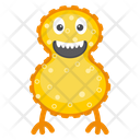 Microorganism Amoeba Scary Bacteria Icon
