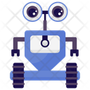 Cartoon Robot Mechanical Robot Bionic Man Icon