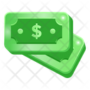 Cash Money Banknotes Icon