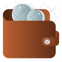 Pocketbook Cash Wallet Billfold Icon