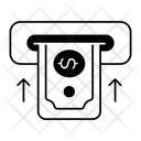 Cash Withdrawal Money Out Cash Machine Icon