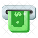Atm Instant Money Cash Withdrawal Icon