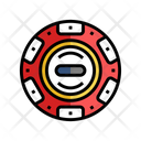 Chip Game Casino Icon
