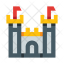 Castle Fortress Towers Icon