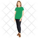 Casual Dresses Woman Icon
