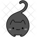 Cat Black Feline Icon