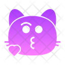 Cat Blow Kiss Icon