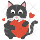 Care Heart Kitty Icon