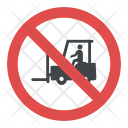 Caution Forklift Icon