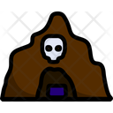 Cave Black Scary Icon