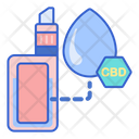 Cbd E Liquid Cbd Eliquid Cbd Oil Icon
