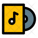 Cd Music With Box Icon