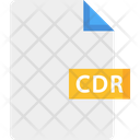 Cdrm Cdr File Cdr Document Icon