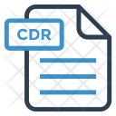 Cdr File Sheet Icon