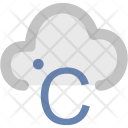 Celsius Cloud Degree Icon