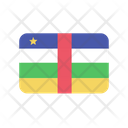 Central African Republic Flag Country Icon