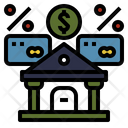 Central Bank Economics Icon