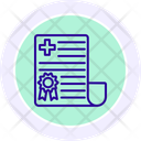 Certificado Medico Ícone