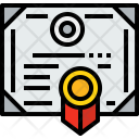 Certificate Education Study Icon