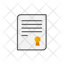 Certificate Contract Document Icon