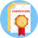 Certificate Degree Diploma Icon