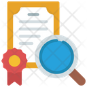 Certificate Analysis Icon