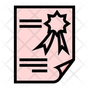 Certification Education Study Icon