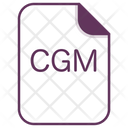 Cgm File Document Icon