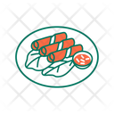 Cha Gio Spring Rolls Vietnamese Dishes Icon