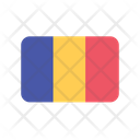 Chad Flag Country Icon