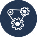 Chain Cog Chain Combination Icon