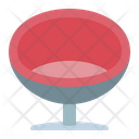 Chair Oval Furniture Icon