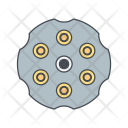 Bullet Chamber Fire Icon