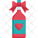 Wine Valentine Love Icon