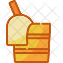 Champagne Ice Bucket Alcoholic Drink Icon