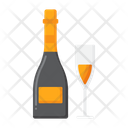 Champagne Wine Drink Icon
