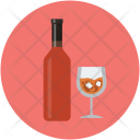 Champagne Dinner Date Icon