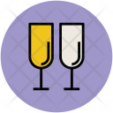 Champagne Glasses Flute Icon