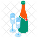 Champagne Bottle Icon