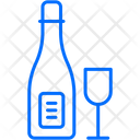 Champagne Bottle Champagne Wine Bottle Icon